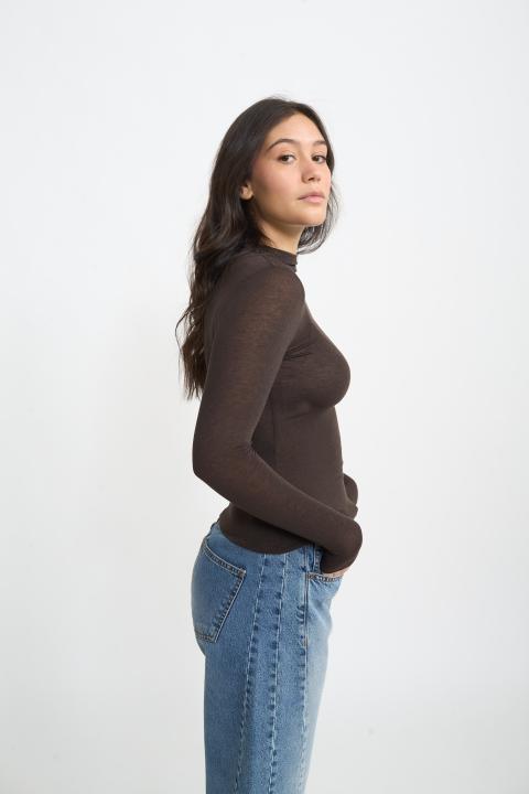 Maglia vulcano cachemire ebano - Autunno - Inverno 2025 | Brend