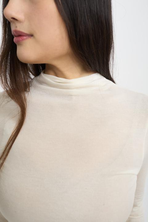 Maglia vulcano cachemire panna - Autunno - Inverno 2025 | Brend