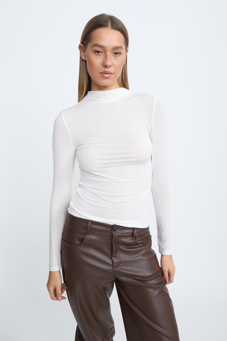 Maglia vulcano modal panna - Autunno - Inverno 2025 | Brend