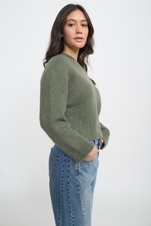 Maglia paricollo alpaca militare - Autunno - Inverno 2025 | Brend