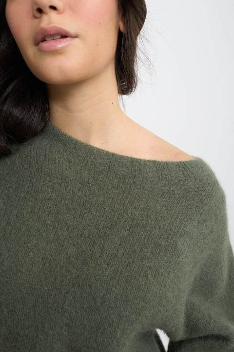 Maglia paricollo alpaca militare - Autunno - Inverno 2025 | Brend