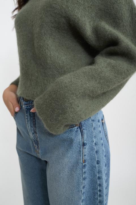 Maglia paricollo alpaca militare - Autunno - Inverno 2025 | Brend