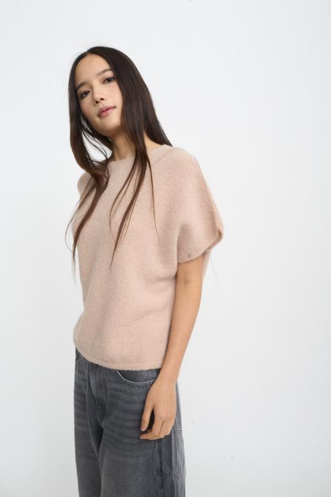 Maglia kimono alpaca miele - Autunno - Inverno 2025 | Brend