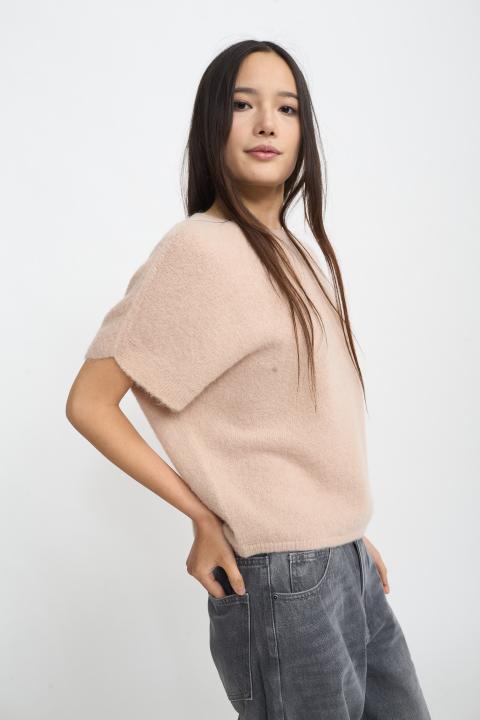 Maglia kimono alpaca miele - Autunno - Inverno 2025 | Brend