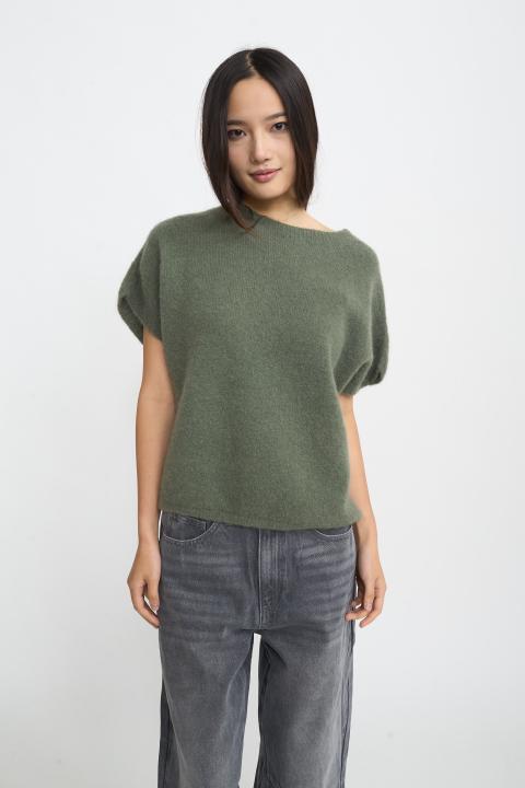 Maglia kimono alpaca militare - Autunno - Inverno 2025 | Brend