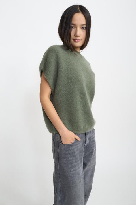 Maglia kimono alpaca militare - Autunno - Inverno 2025 | Brend