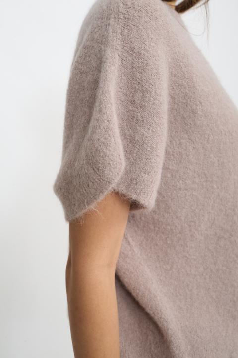 Maglia kimono alpaca tortora - Autunno - Inverno 2025 | Brend