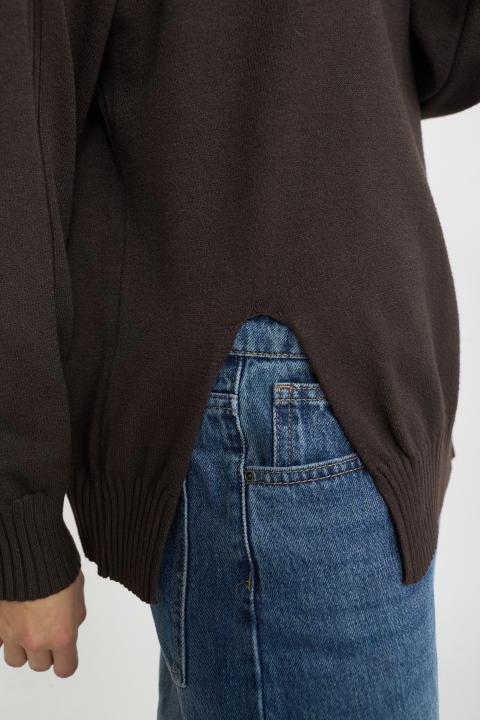 Maglia girocollo banda cioccolato f. - Autunno - Inverno 2025 | Brend