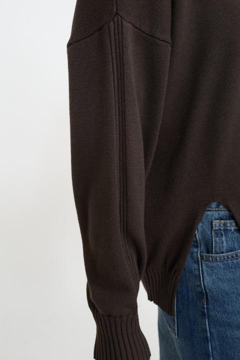 Maglia girocollo banda cioccolato f. - Autunno - Inverno 2025 | Brend