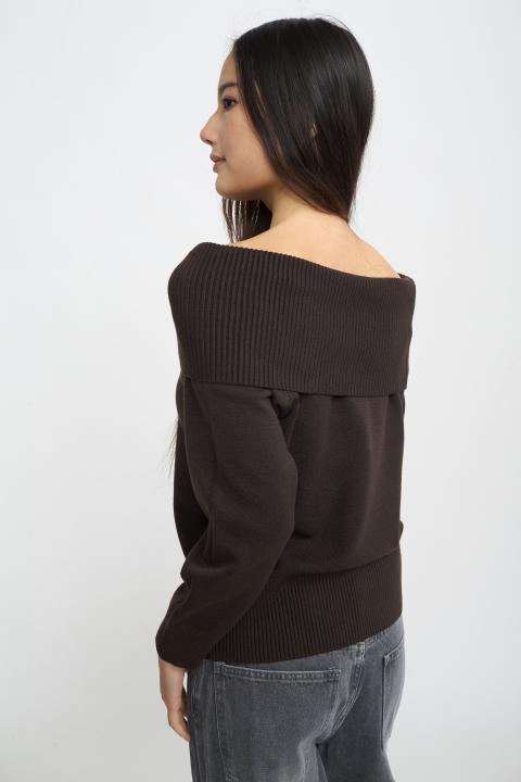 Maglia shiffer cioccolato fondente - Autunno - Inverno 2025 | Brend