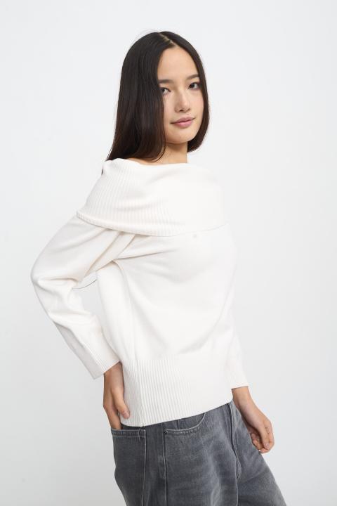 Maglia shiffer panna - Autunno - Inverno 2025 | Brend