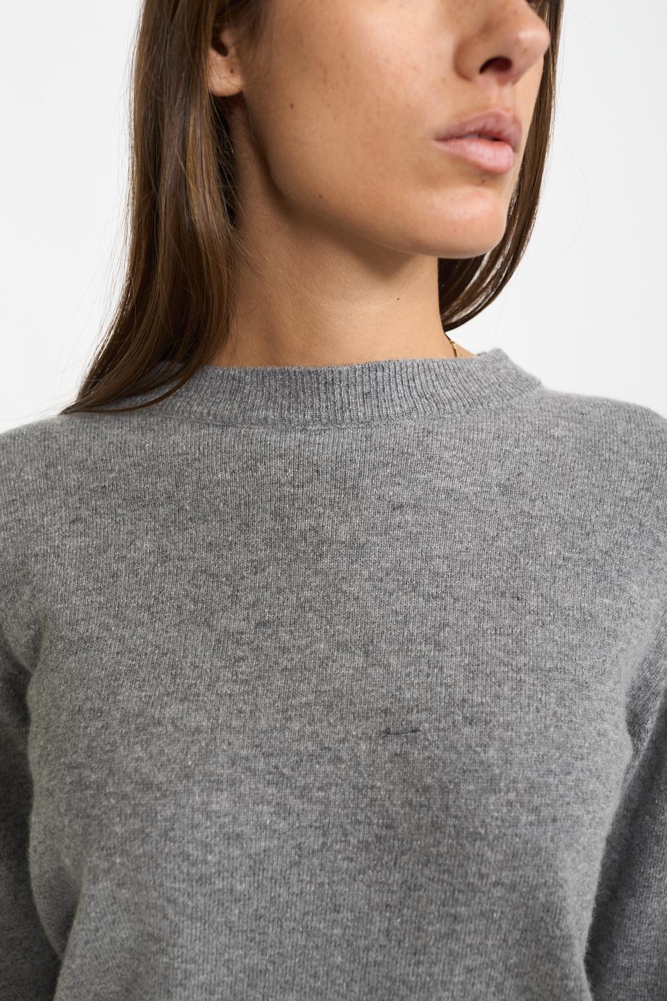 Maglia girocollo grigio - Autunno - Inverno 2026 | Brend