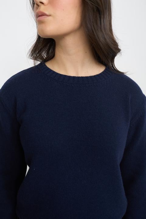 Maglia girocollo blu - Autunno - Inverno 2025 | Brend