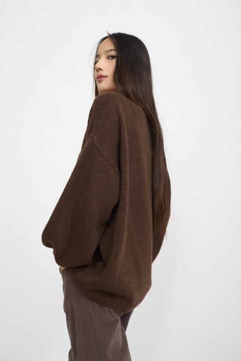 Maglia paricollo marrone - Autunno - Inverno 2025 | Brend