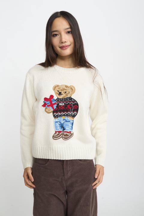 Maglia Teddy sweater panna - Autunno - Inverno 2025 | Brend