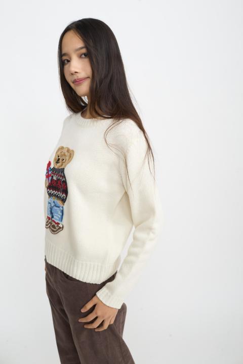 Maglia Teddy sweater panna - Autunno - Inverno 2025 | Brend