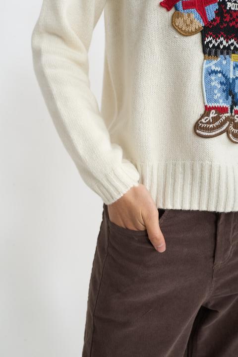 Maglia Teddy sweater panna - Autunno - Inverno 2025 | Brend