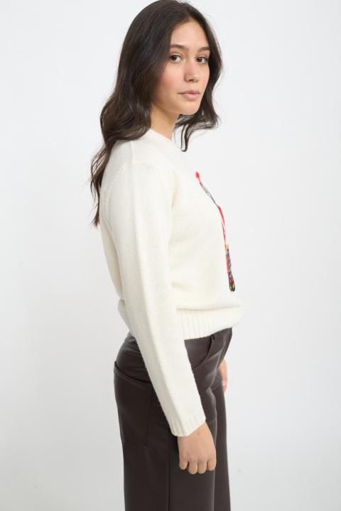 Maglia Teddy coat panna - Autunno - Inverno 2026 | Brend