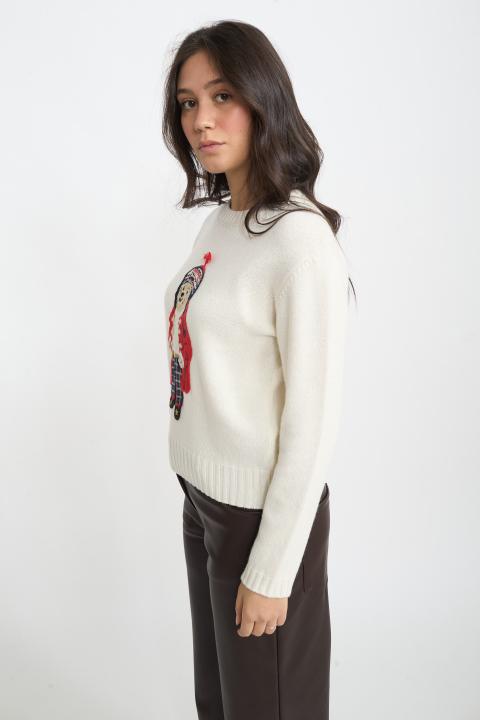 Maglia Teddy coat panna - Autunno - Inverno 2026 | Brend