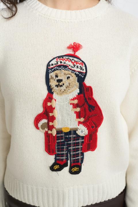 Maglia Teddy coat panna - Autunno - Inverno 2026 | Brend