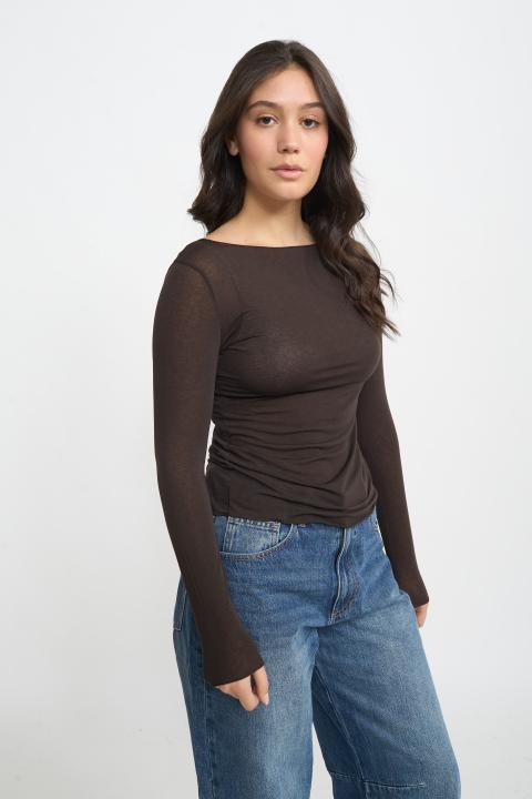 Maglia girocollo cachemire moro - Autunno - Inverno 2025 | Brend