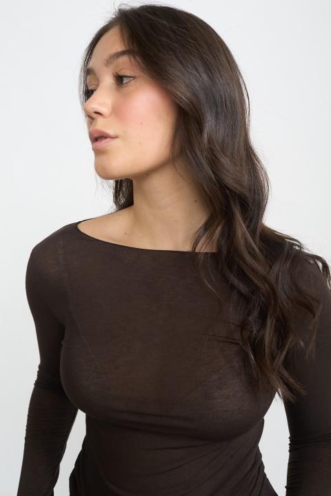 Maglia girocollo cachemire moro - Autunno - Inverno 2025 | Brend