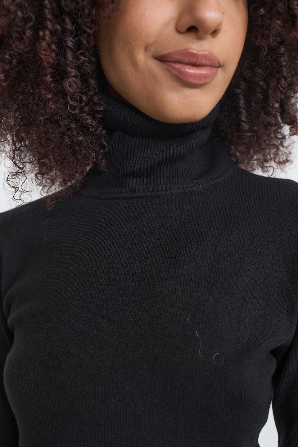 Maglia collo alto nero - Autunno - Inverno 2025 | Brend