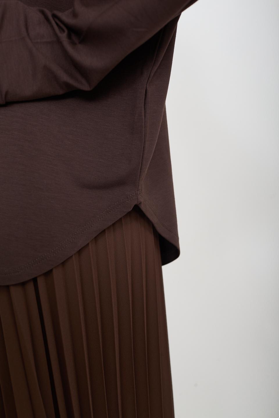 Maxi maglia stondata moro - Autunno - Inverno 2025 | Brend