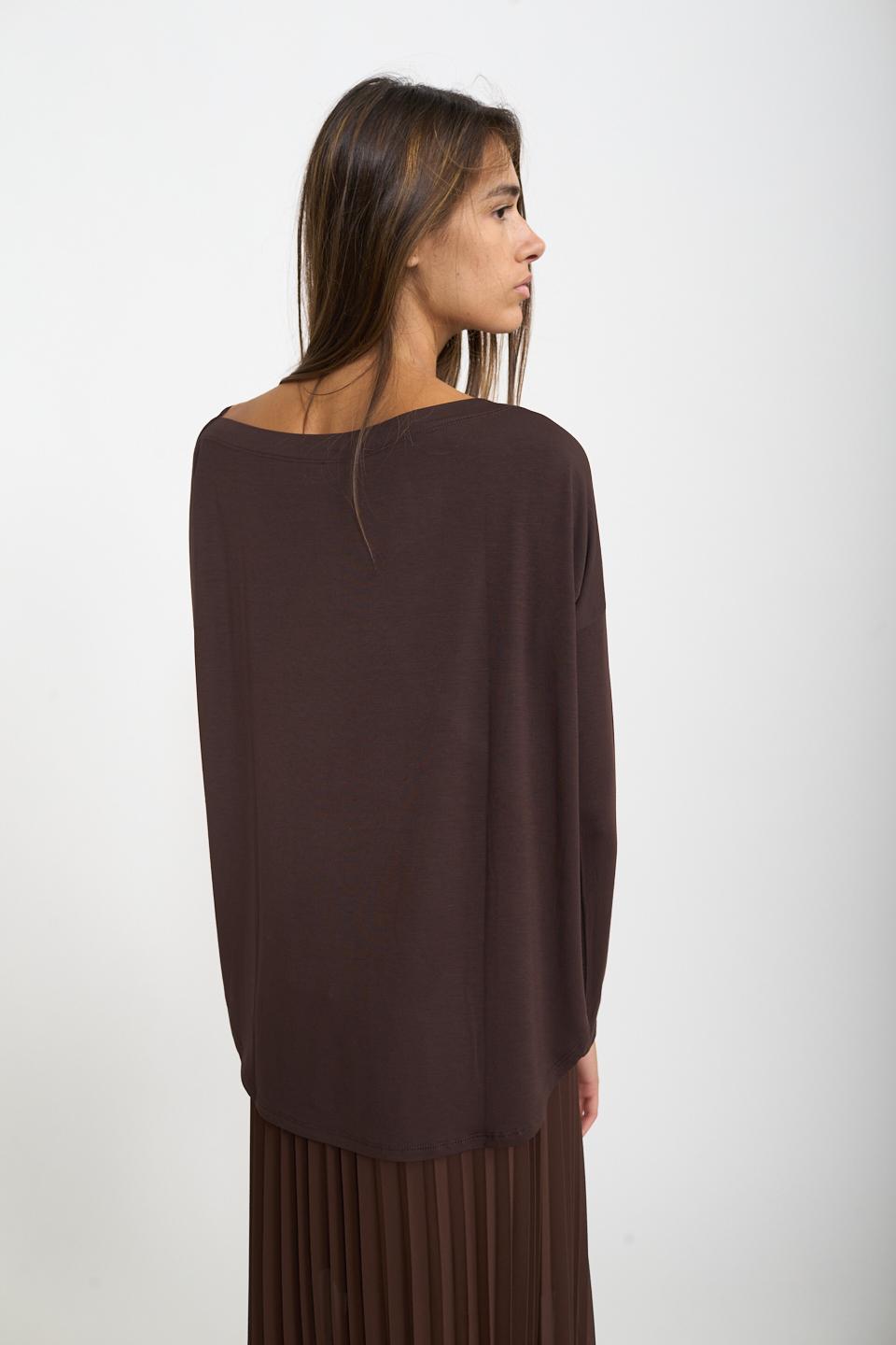 Maxi maglia stondata moro - Autunno - Inverno 2025 | Brend
