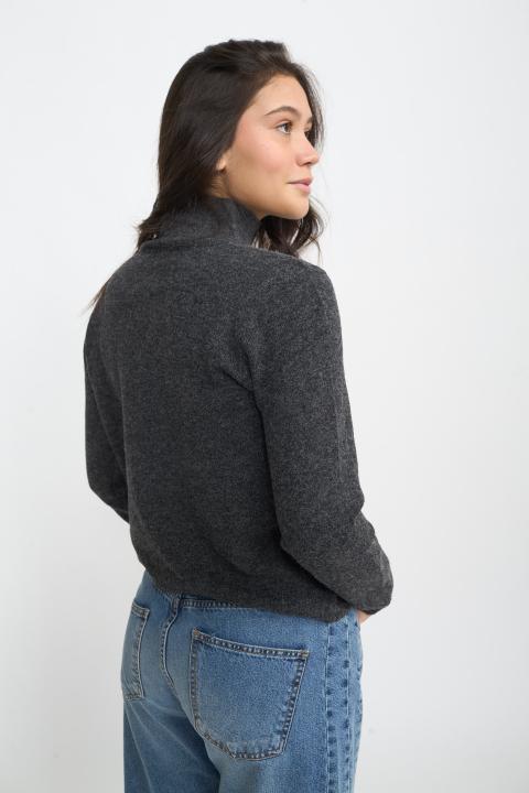 Maglia collo alto antracite - Autunno - Inverno 2025 | Brend