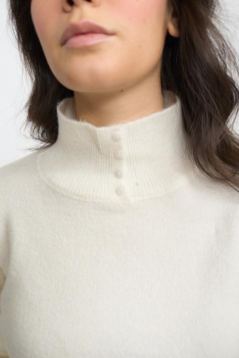 Maglia collo alto bianco - Autunno - Inverno 2025 | Brend