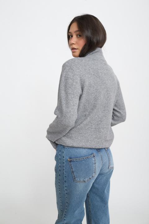 Maglia collo alto grigio - Autunno - Inverno 2025 | Brend