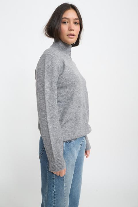 Maglia collo alto grigio - Autunno - Inverno 2025 | Brend