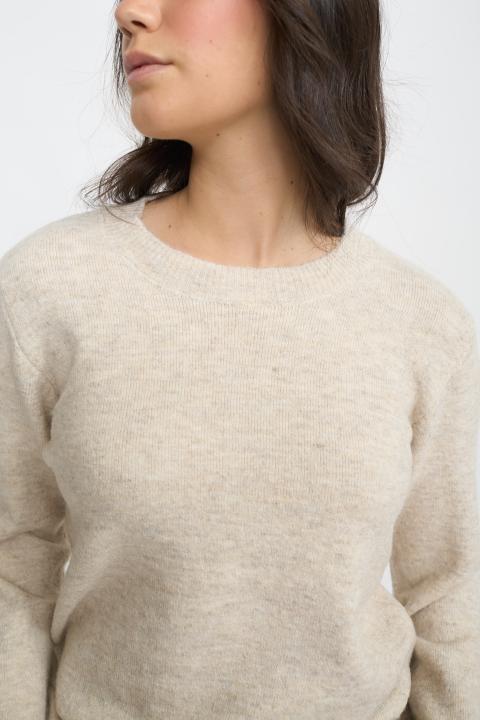 Maglia girocollo beige - Autunno - Inverno 2025 | Brend