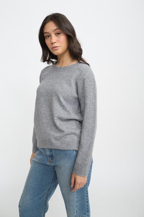 Maglia girocollo grigio - Autunno - Inverno 2025 | Brend