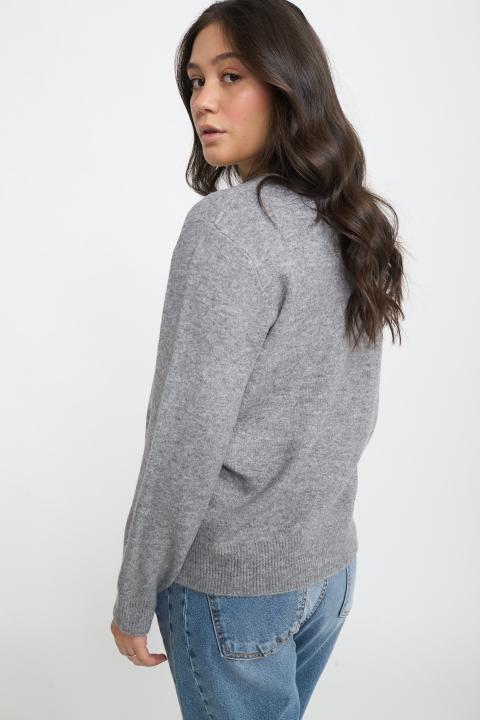 Maglia girocollo grigio - Autunno - Inverno 2025 | Brend