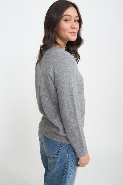 Maglia girocollo grigio - Autunno - Inverno 2025 | Brend