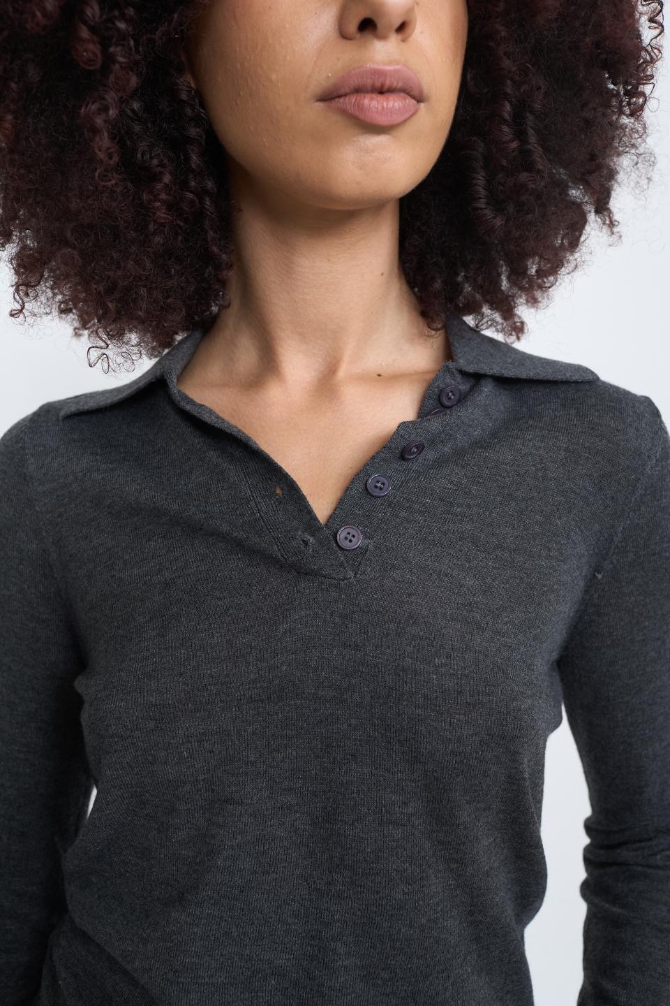 Maglia polo antracite - Autunno - Inverno 2025 | Brend