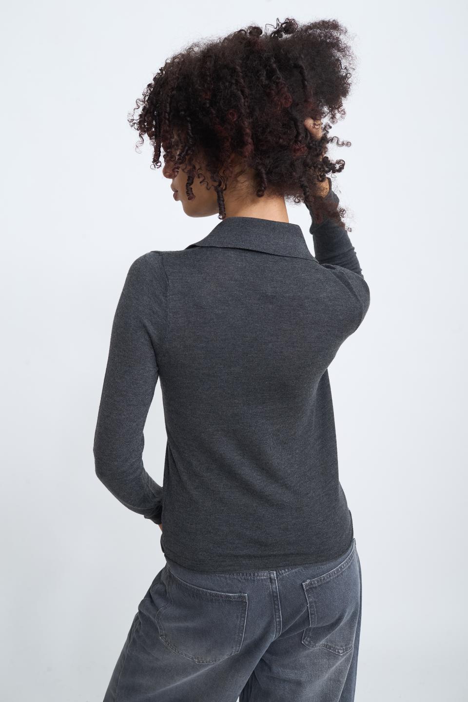 Maglia polo antracite - Autunno - Inverno 2025 | Brend