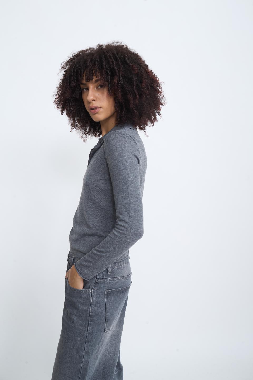 Maglia polo grigio - Autunno - Inverno 2025 | Brend
