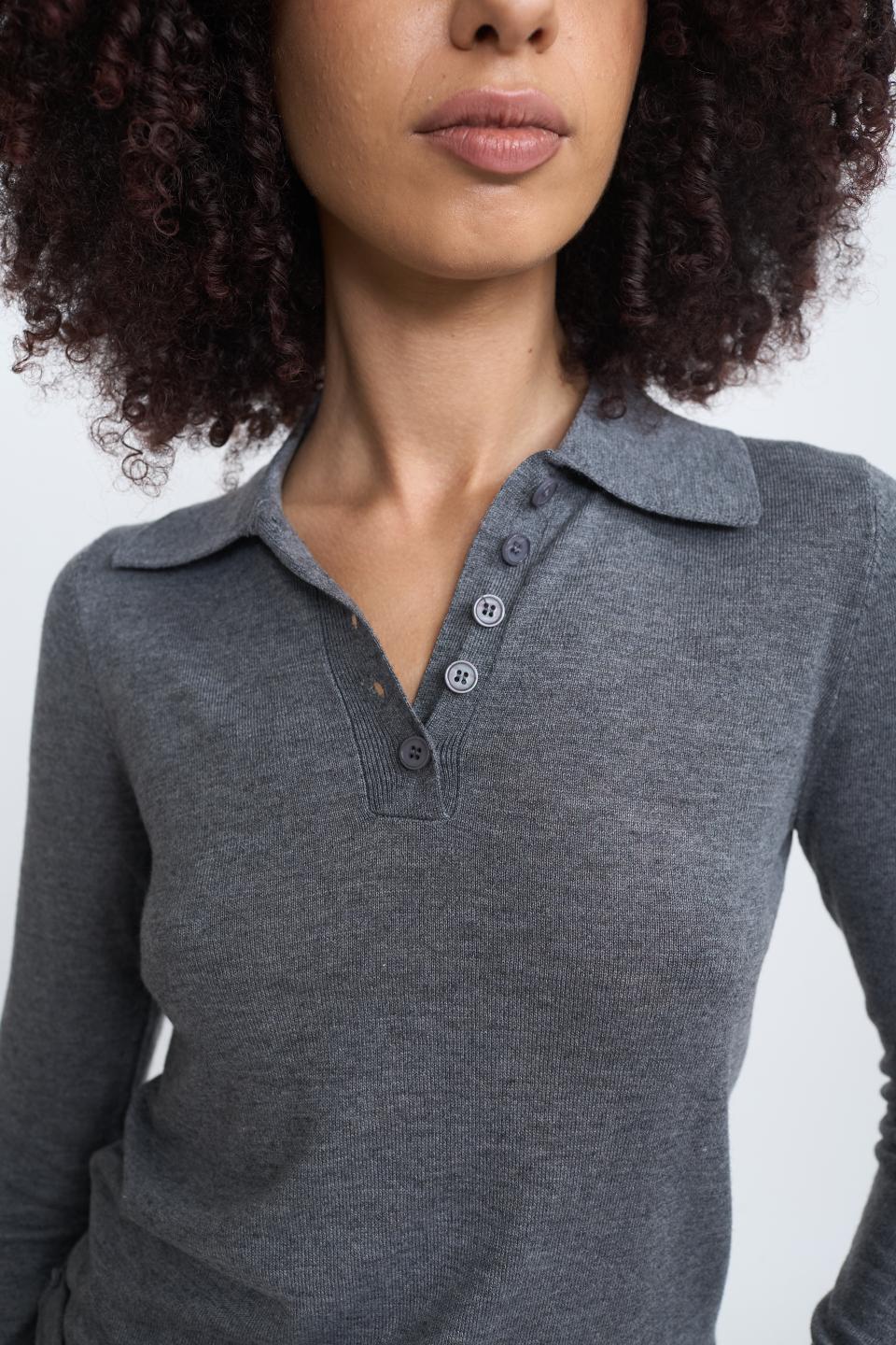 Maglia polo grigio - Autunno - Inverno 2025 | Brend