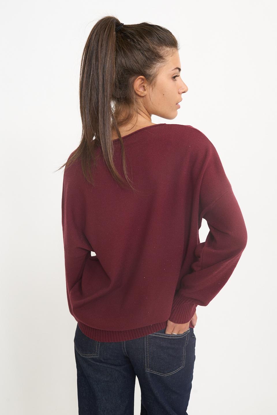 Maglia burgundy - Autunno - Inverno 2025 | Brend