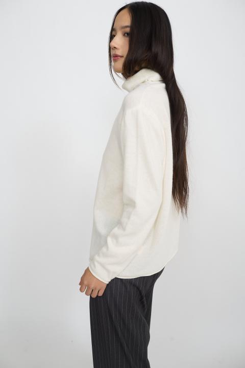 Maglia collo alto lana calce - Autunno - Inverno 2025 | Brend