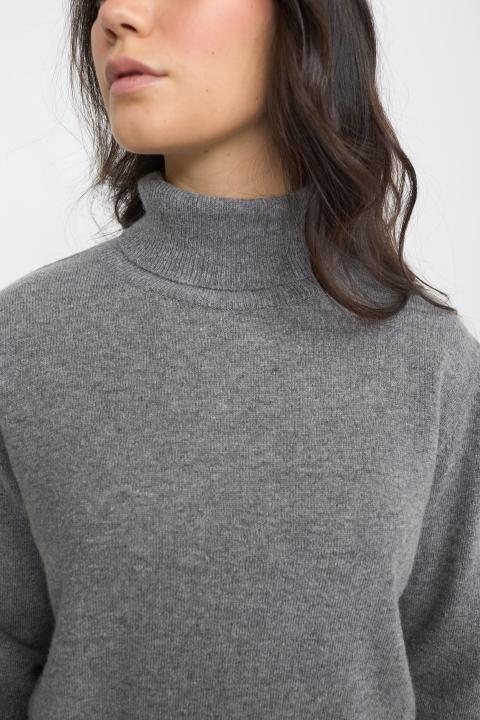 Maglia collo alto lana grigio - Autunno - Inverno 2025 | Brend