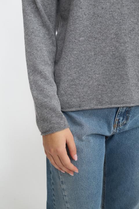 Maglia collo alto lana grigio - Autunno - Inverno 2025 | Brend