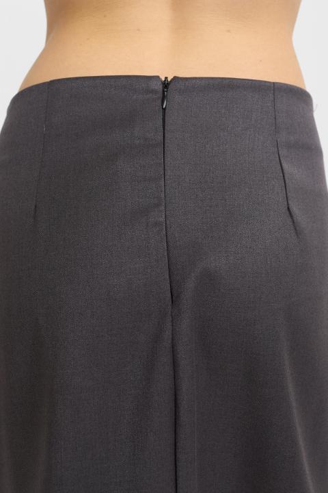 Minigonna portafoglio grigio - Autunno - Inverno 2025 | Brend