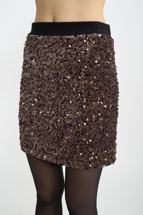 Minigonna paillettes moro - Autunno - Inverno 2025 | Brend
