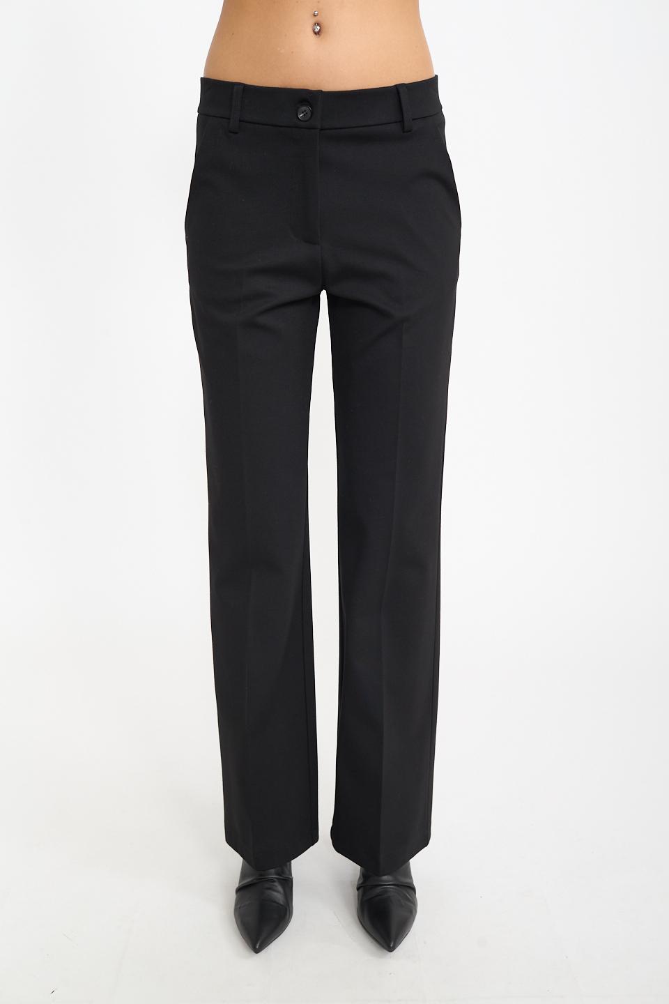 Pantalone Lin gamba dritta nero - Autunno - Inverno 2026 | Brend