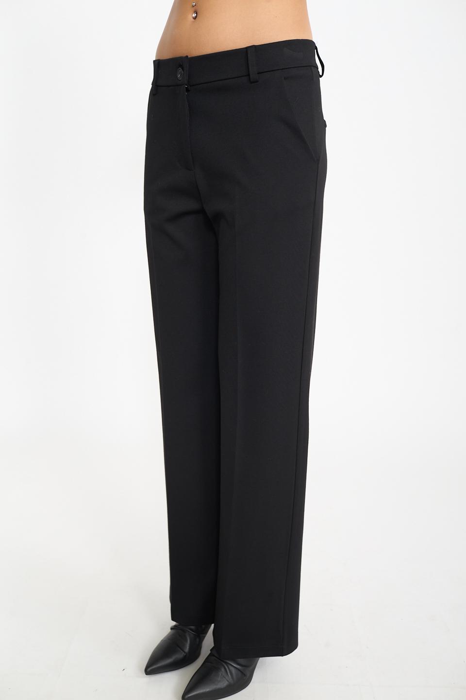 Pantalone Lin gamba dritta nero - Autunno - Inverno 2026 | Brend