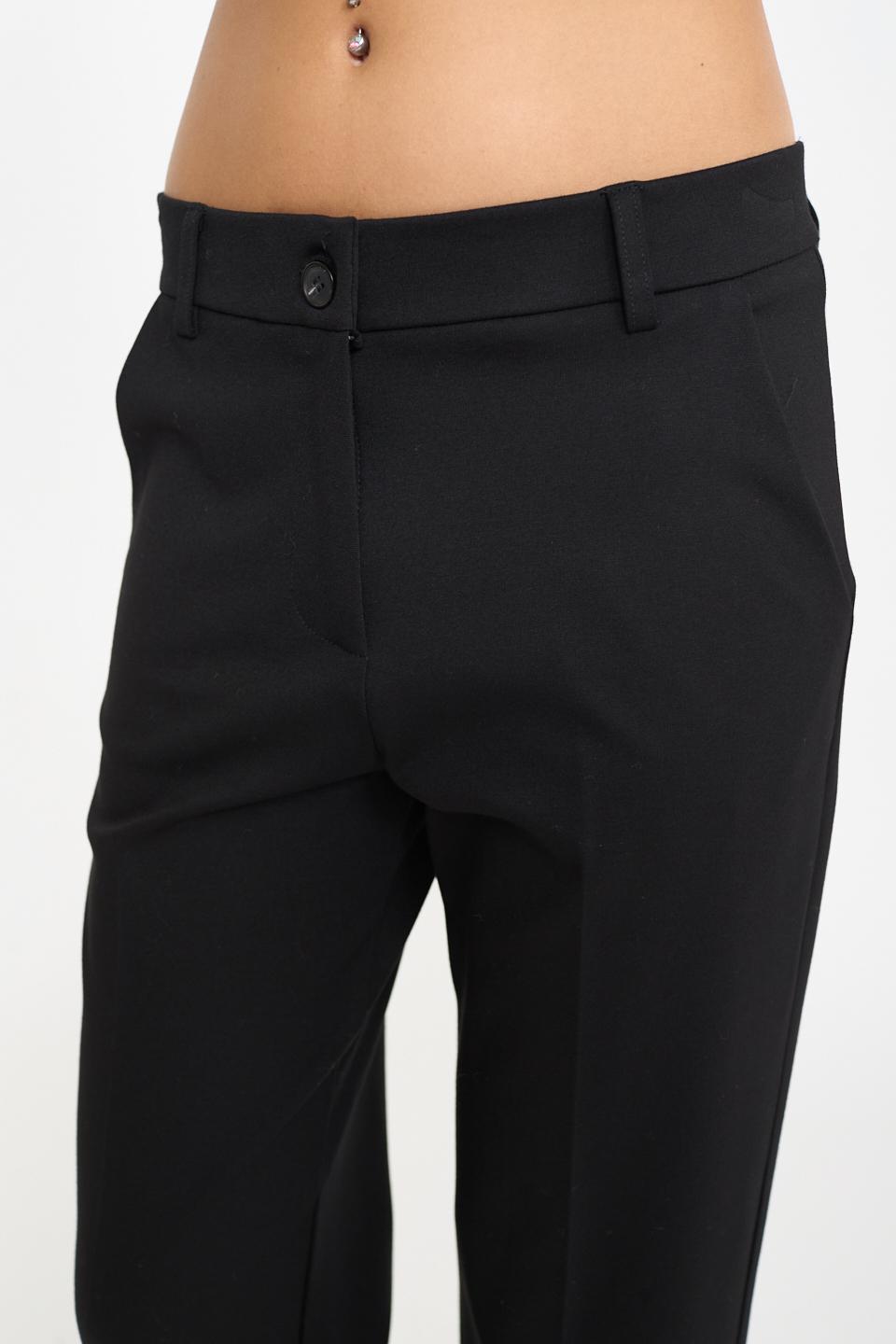 Pantalone Lin gamba dritta nero - Autunno - Inverno 2026 | Brend